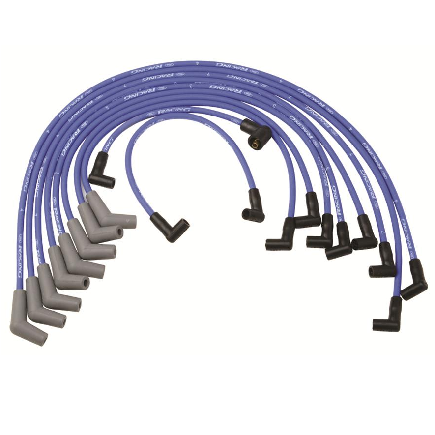 Blue Ford Racing Spark Plug Wires for V8