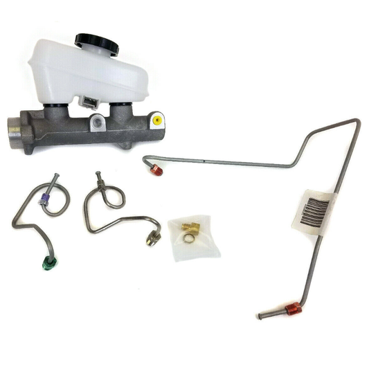 Master Cylinder (15/16") with Hard-line Conversion for 87 to 93 Foxbody Mustang