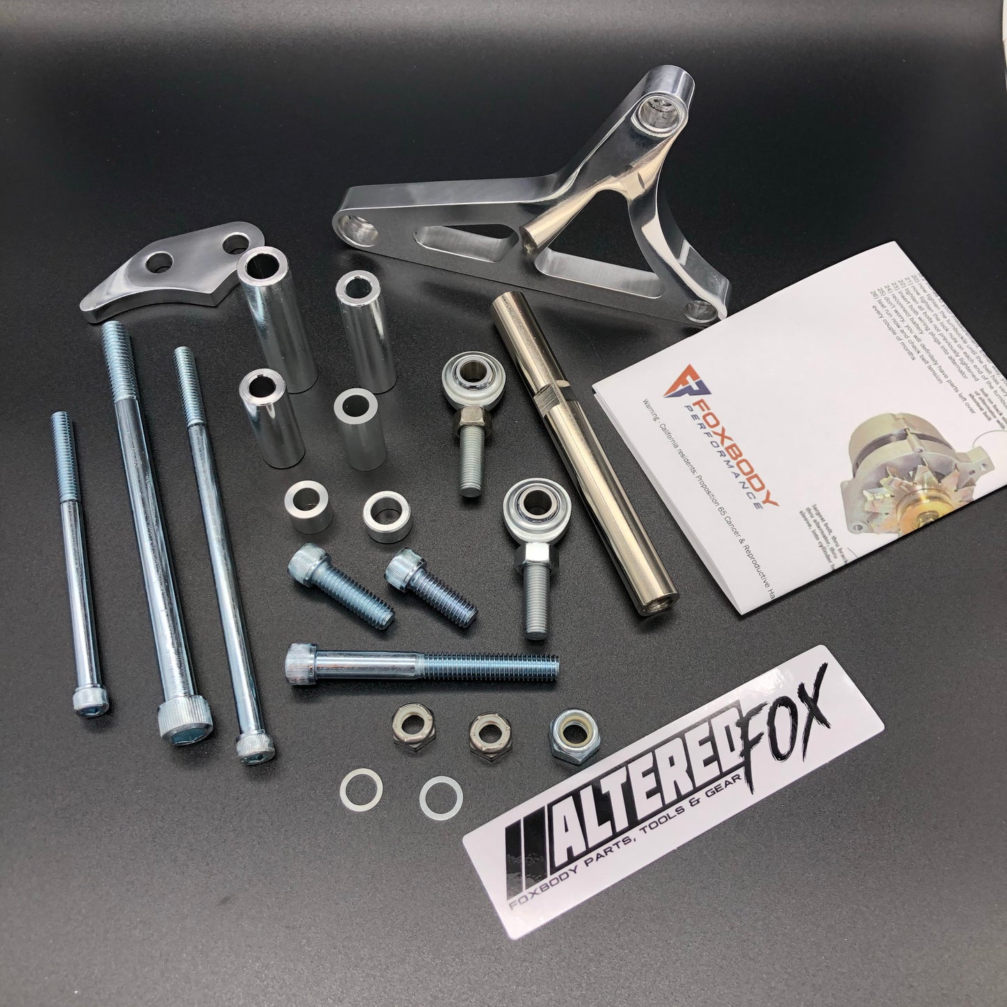Alternator Bracket Kit from Foxbody Performance