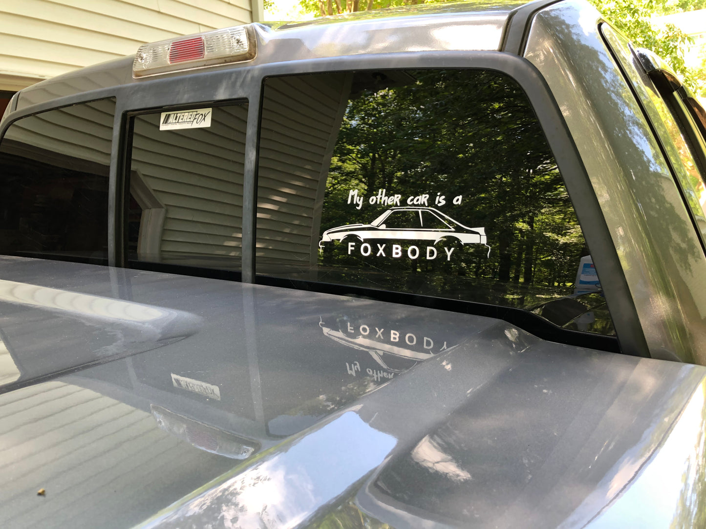 My Other Car is a Foxbody - Die-cut Vinyl Window Graphic