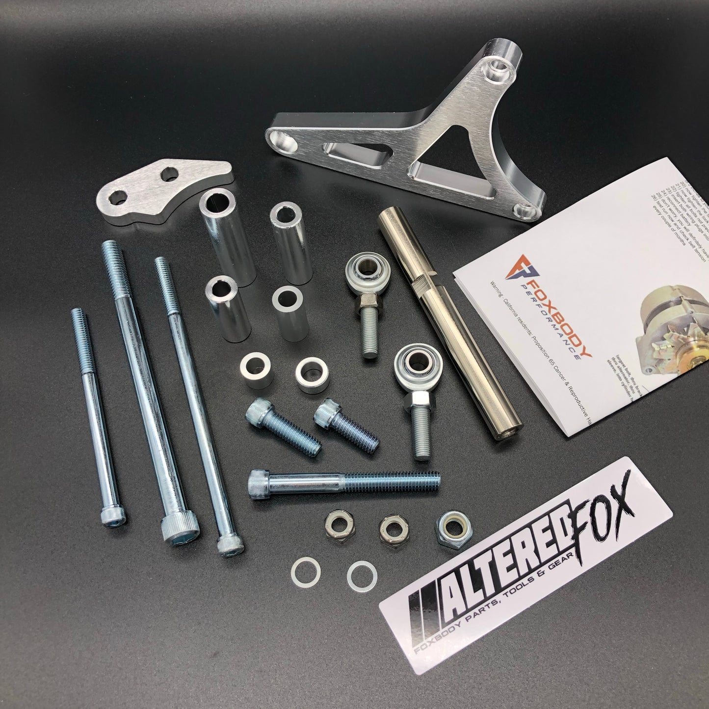 Alternator Bracket Kit from Foxbody Performance